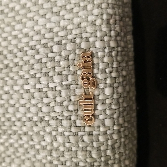 💕CULT GAIA💕 Jada Top Handle Clutch Bag Raffia ~ Mint Green NWT - Picture 12 of 16